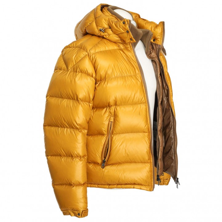 Gold moncler sale coat