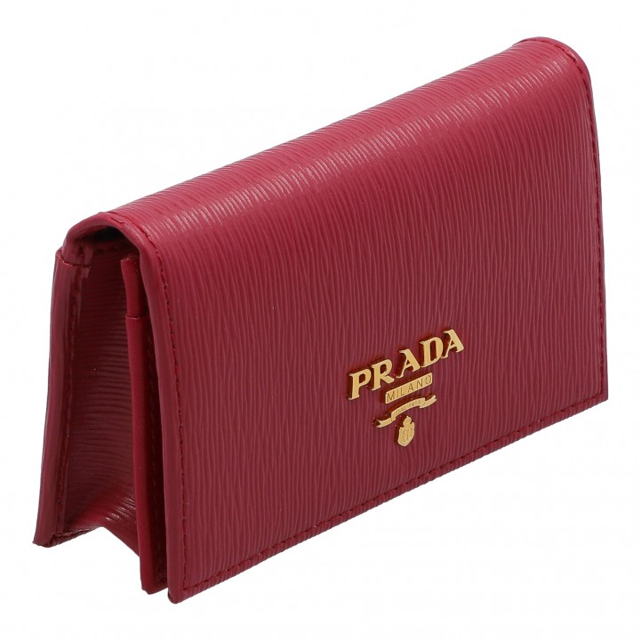 Prada card holder discount sale