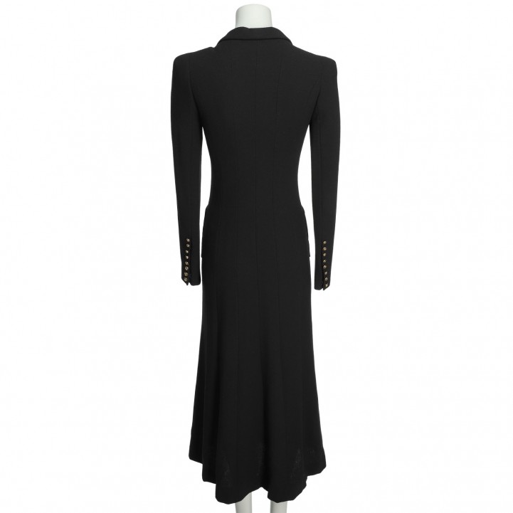 EPPLI, CHANEL HAUTE COUTURE coat dress, size approx. 34, coll.: 70s.