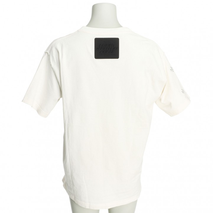 Louis Vuitton Graphic Cotton Short-sleeved T-Shirt Oil. Size M0