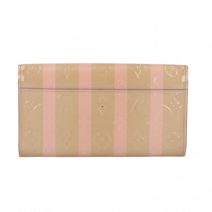 Louis Vuitton Monogram Vernis Sarah Wallet Cream