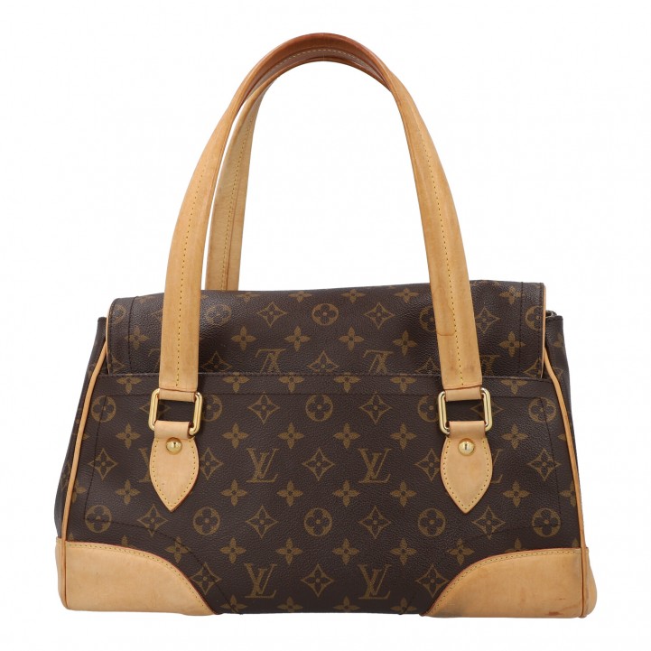 At Auction: Louis Vuitton, LOUIS VUITTON BEVERLY MM HANDBAG MONO CANVAS