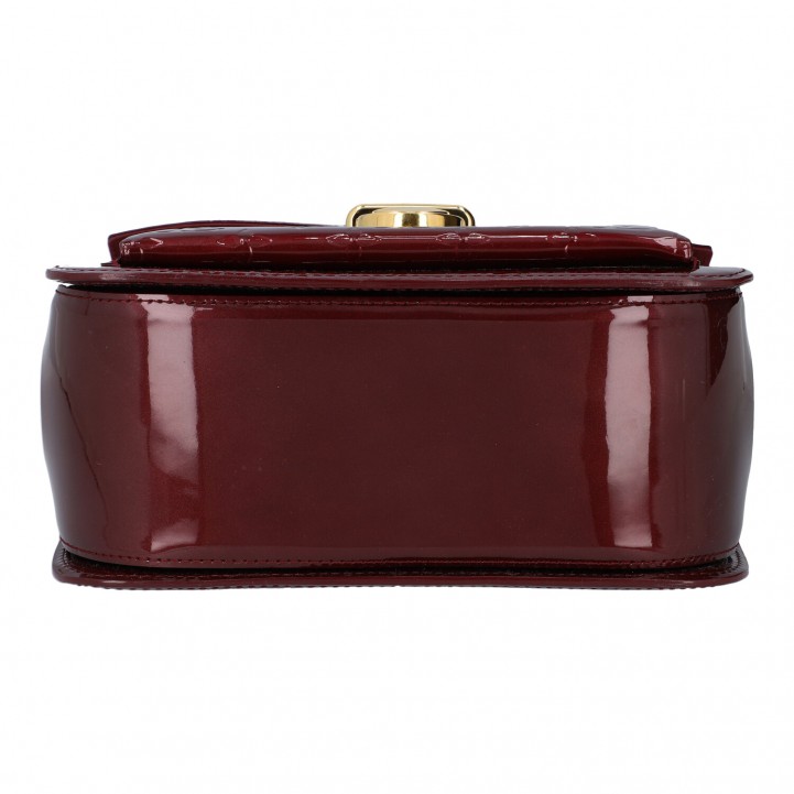 Mirada patent leather handbag Louis Vuitton Burgundy in Patent