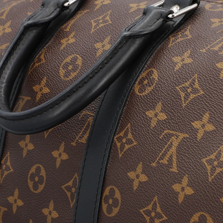 Louis Vuitton Monogram Vernis Mercer Keepall 45 Weekender Overnight Bag 💛