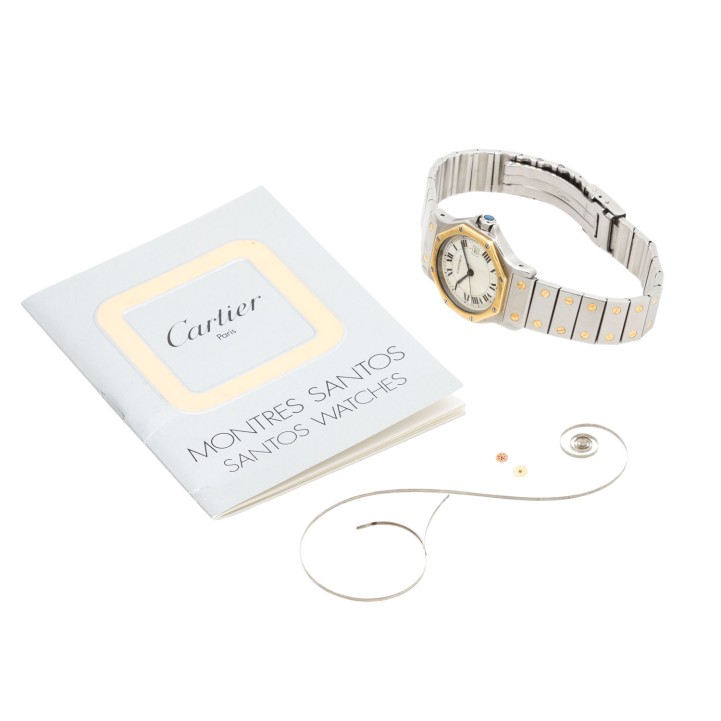 Cartier santos ladies watch sale