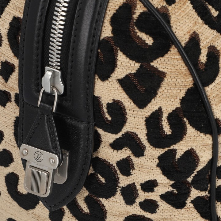 LOUIS VUITTON Speedy 30 Hand Bag Purse M97396 Leopard Animal Woman