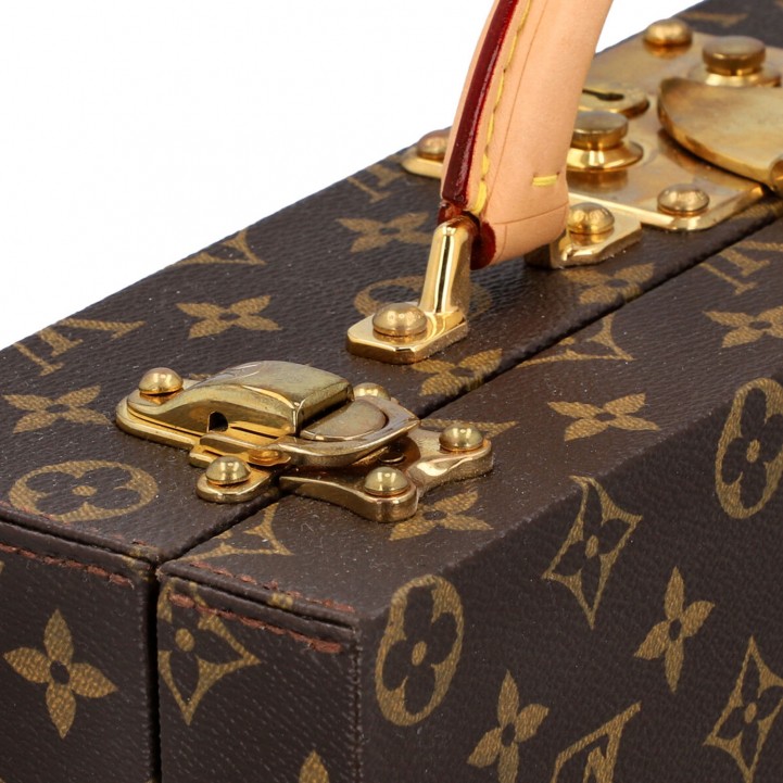 Louis Vuitton Brown Monogram Canvas Boite Bijoux Jewelry Case