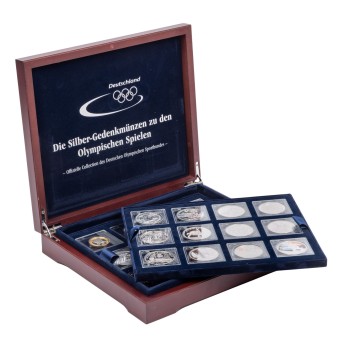 Olympische Sommerspiele London 2012 - Sammlung von 24 Prägungen (23 aus Silber),