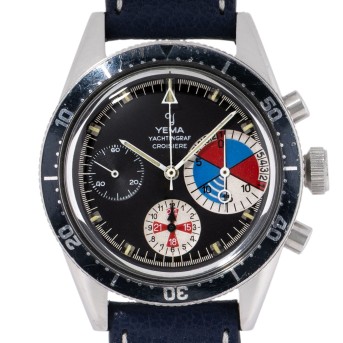 YEMA Vintage Yachtingraf "Croisière" Herren Chronograph, Ref. 93012. Ca. 1970er Jahre.