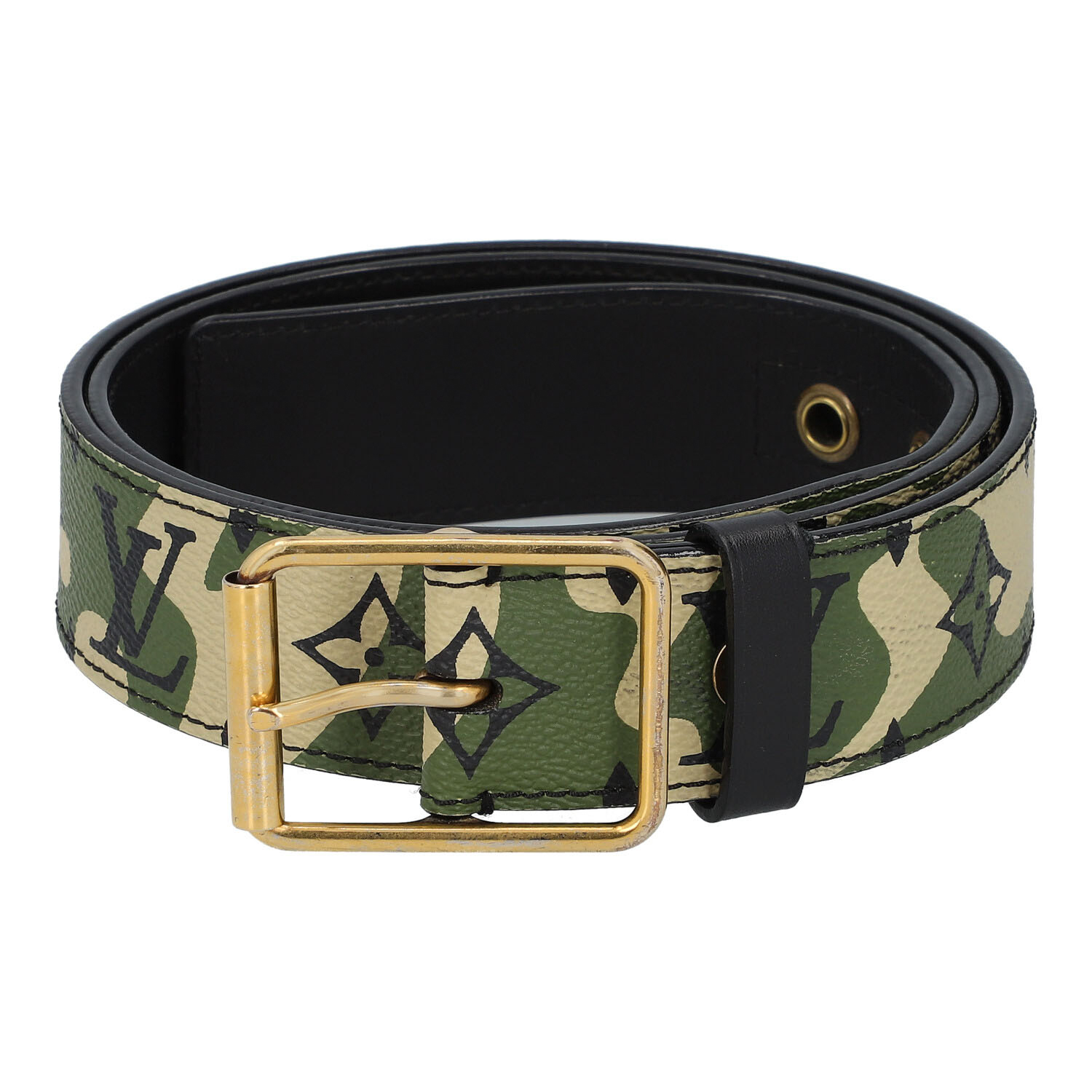 EPPLI | LOUIS VUITTON belt 'MONOGRAMOUFLAGE TAKASHI MURAKAMI', coll ...