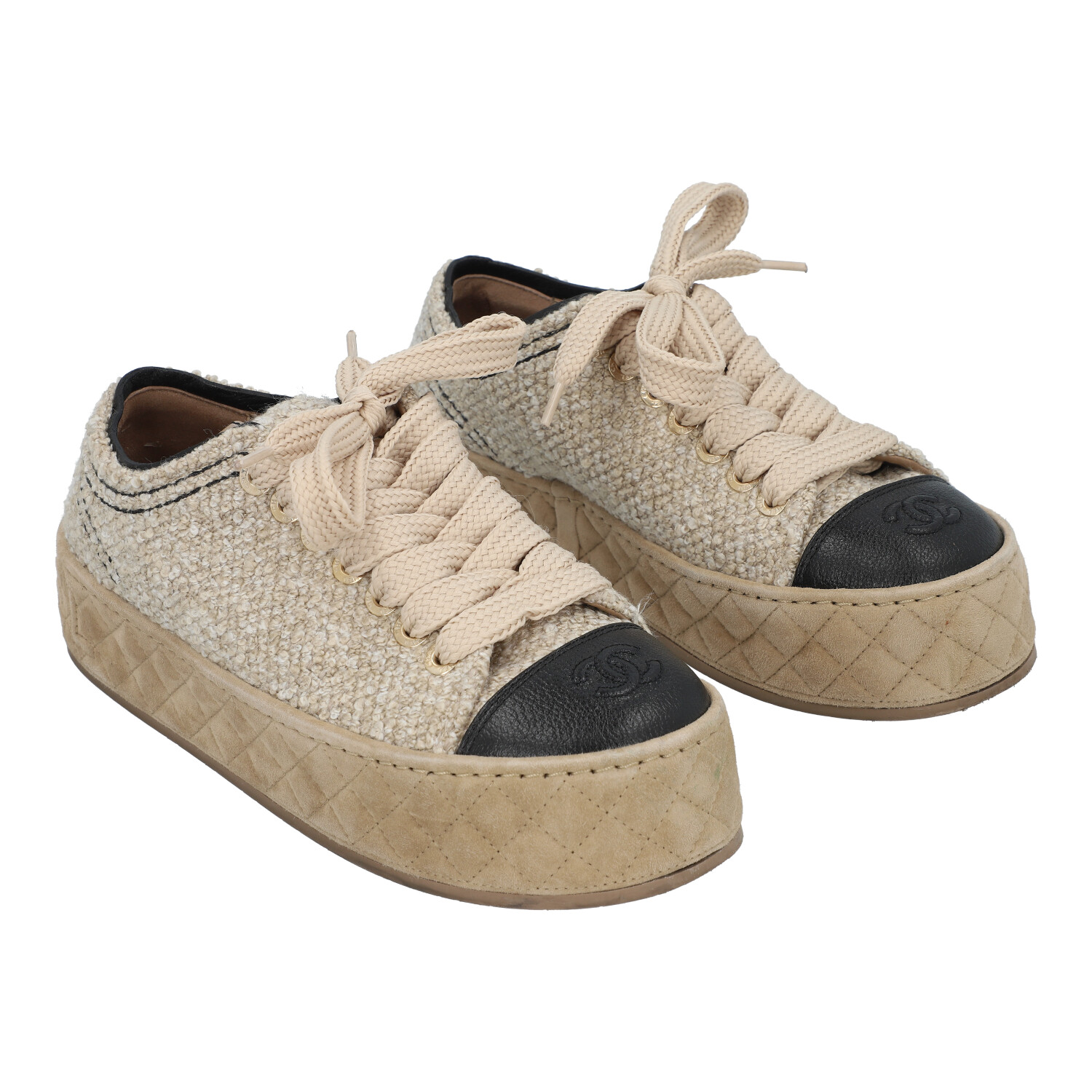 Chanel espadrille fashion sneakers