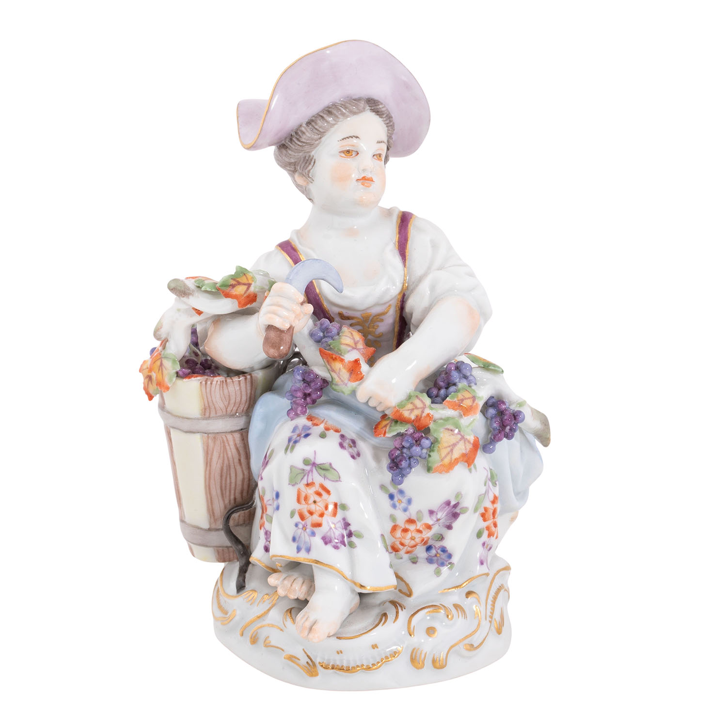 MEISSEN 'Child gardener as winegrower', 1st choice, 20th century | Eppli  Online Shop