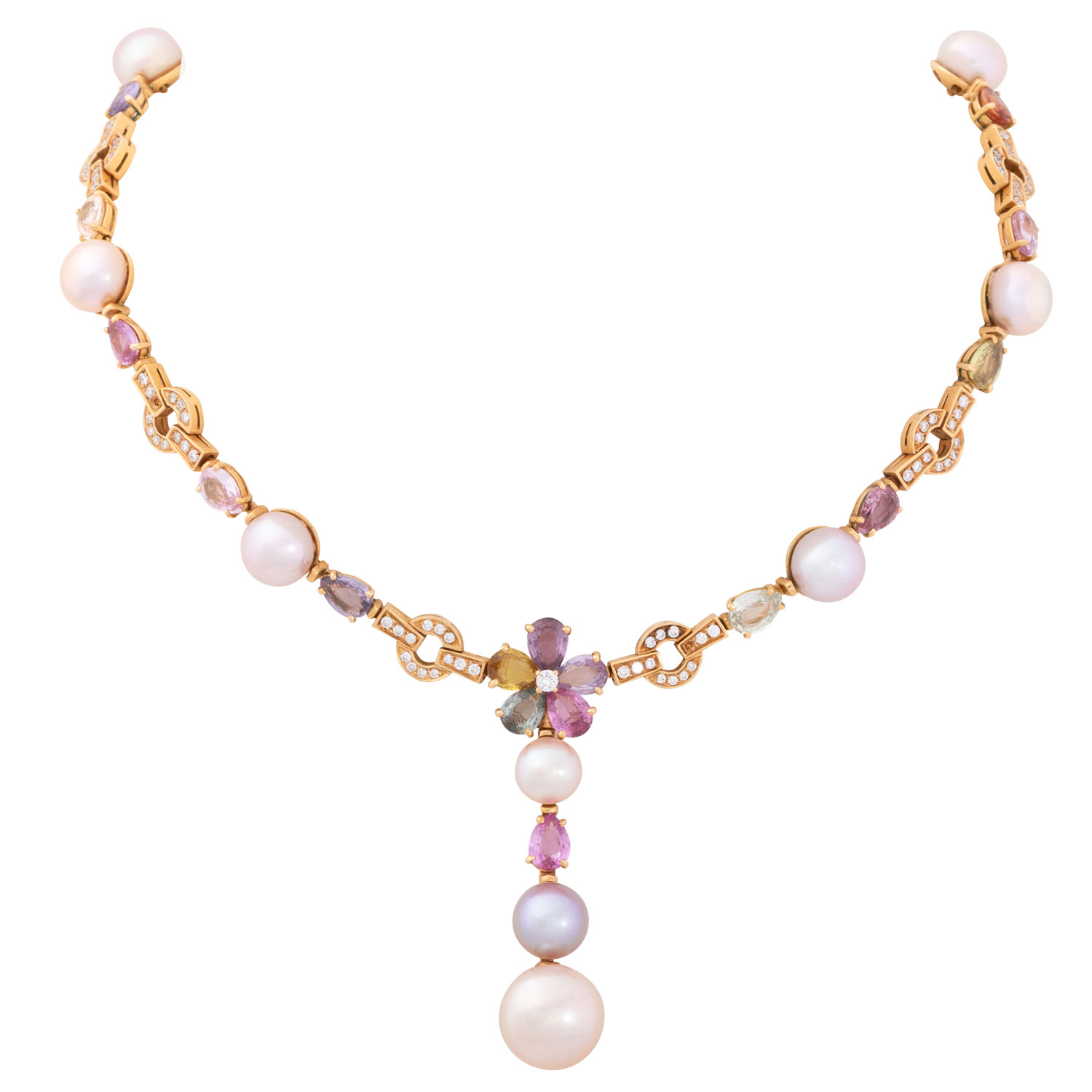 BVLGARI Sapphire Flora necklace Eppli Online Shop