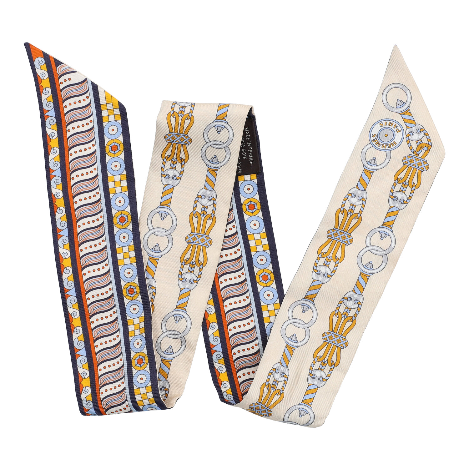 ★HERMES 大人気で品薄 Twilly Harnais en Rosace★ HERMÈS Twilly 'HARNAIS EN ROSACE', | Eppli Online Shop