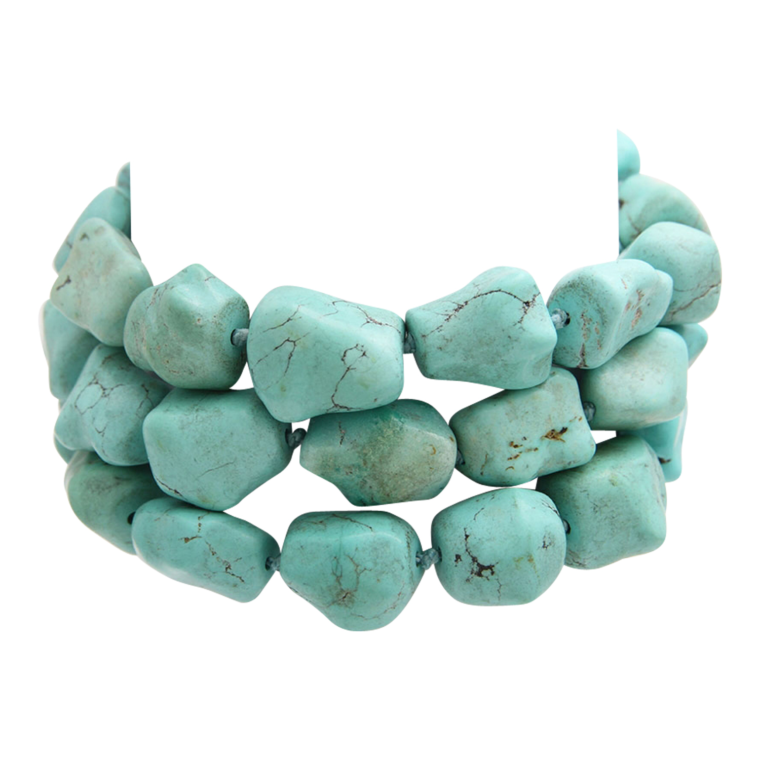 Large hot sale turquoise bracelet