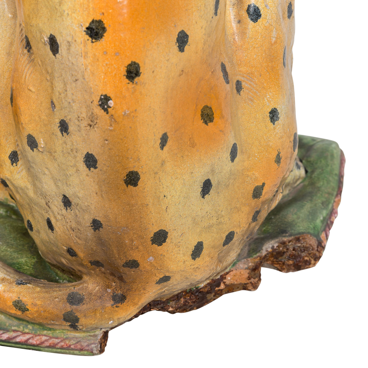 Pair of ceramic cheetahs. ITALY, 1940s/50s. Eppli Online Shop