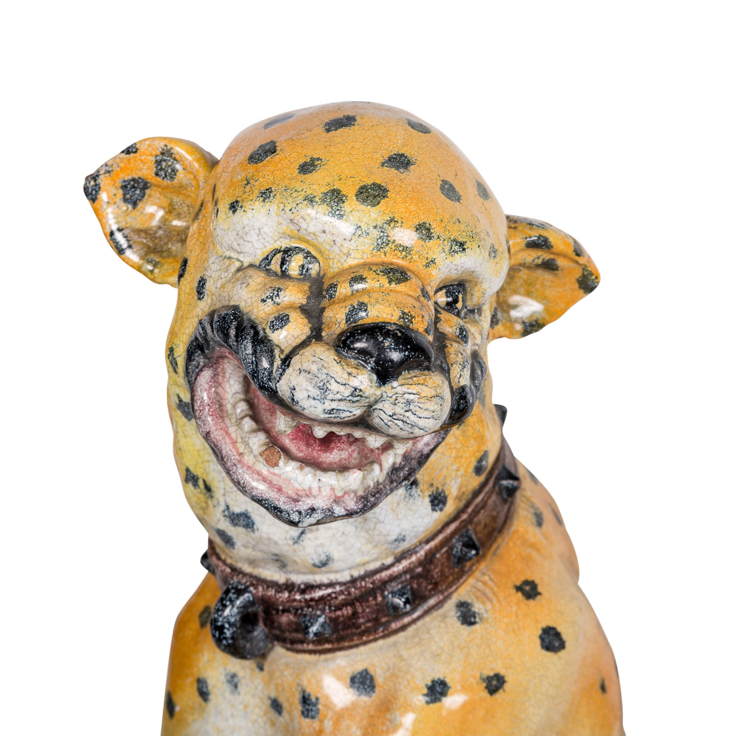 Pair of ceramic cheetahs. ITALY, 1940s/50s. Eppli Online Shop