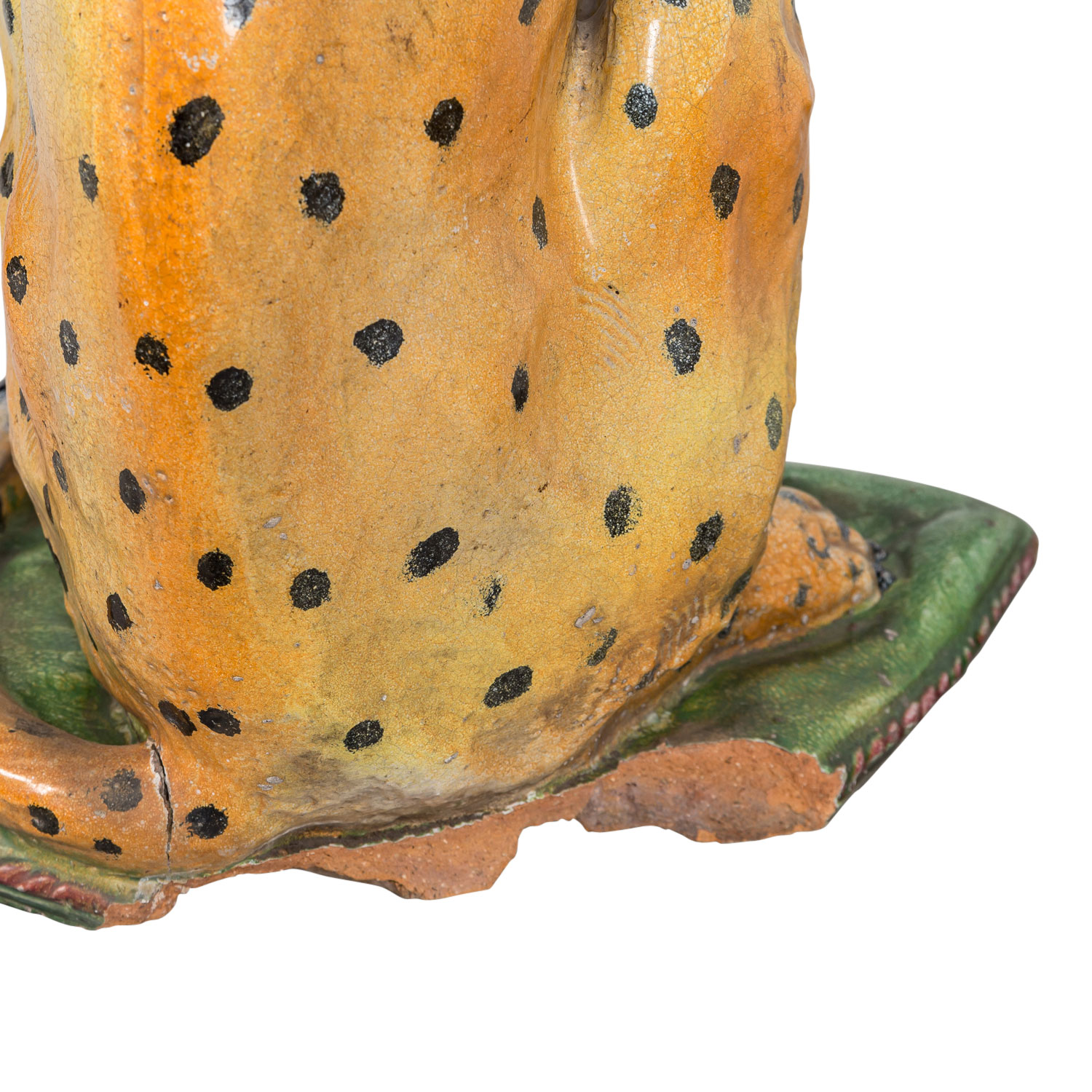 Pair of ceramic cheetahs. ITALY, 1940s/50s. Eppli Online Shop